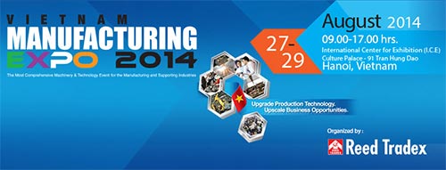 reed tradex to host the sixth vietnam manufacturing expo in august