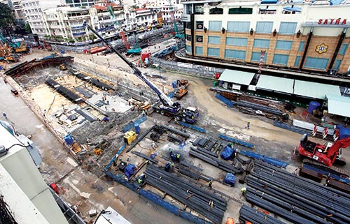 hcm citys metro picks up pace for completion