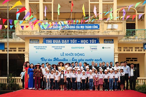 suntory group initiates water education programme for elementary pupils in vietnam