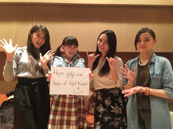 japanese girl band to cut vietnamese music