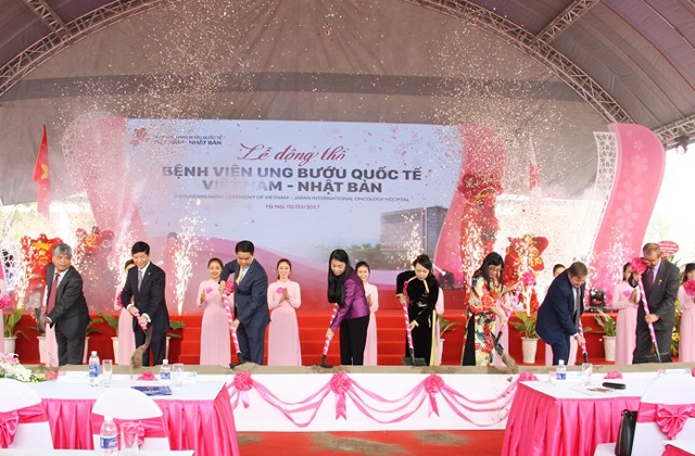 ground broken on vn japan international oncology hospital