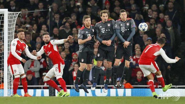 bayern humiliate arsenal to reach champions league quarters