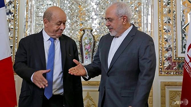 french foreign minister in tehran for tense talks