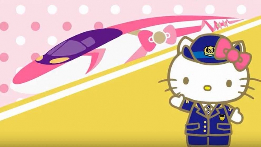 hello kitty to make bullet train debut in japan