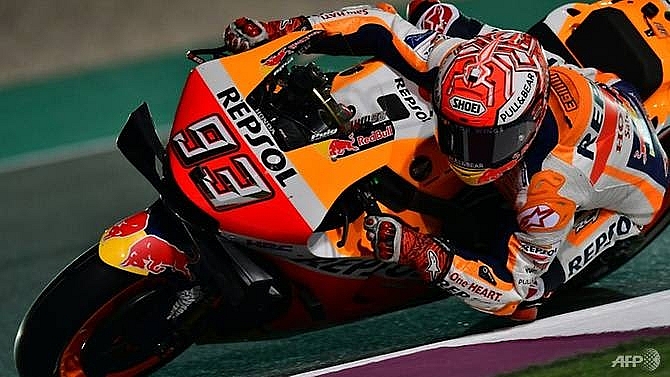 business as usual as marquez sets pace in qatar