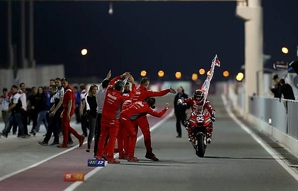 Dovizioso edges Marquez to win season-opening Qatar MotoGP