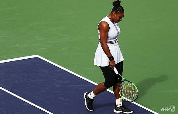 Ailing Serena retires from 3rd round match at Indian Wells