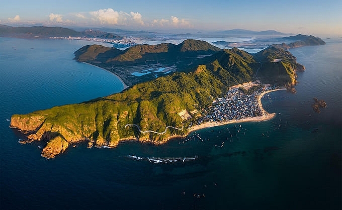 stunning beauty of quy nhon from height