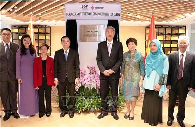 vietnam singapore cooperation centre inaugurated in hanoi