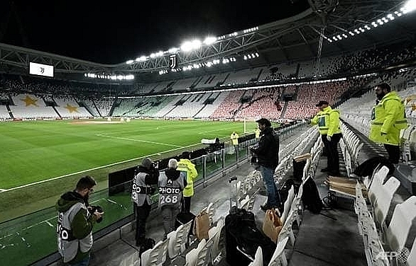 Juventus-Lyon Champions League game behind closed doors in Turin