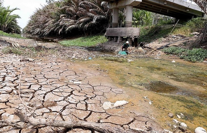 Mekong Delta province faces severe drought