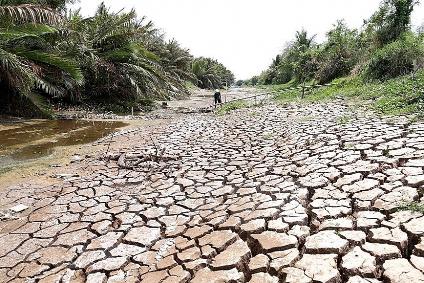 mekong delta province faces severe drought