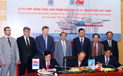 PVEP, Vietsovpetro sign oil and gas contract