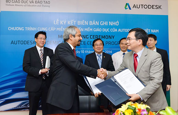 autodesk grants 3d design software to vietnamese schools