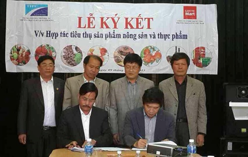 lotte mart inks deal to buy da lat vegetables fruits