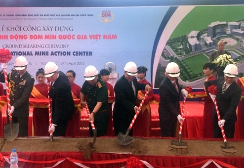 vn national mine action center set up