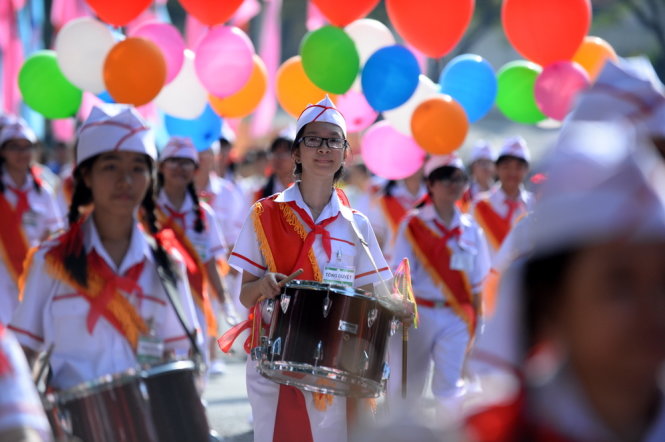 6000 join rehearsal for reunification day celebrations in ho chi minh city