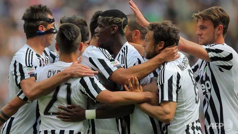 pogba inspires blitz as juventus sight fifth title