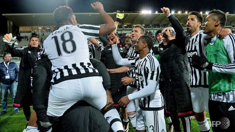 buffon the hero as juventus put one hand on title