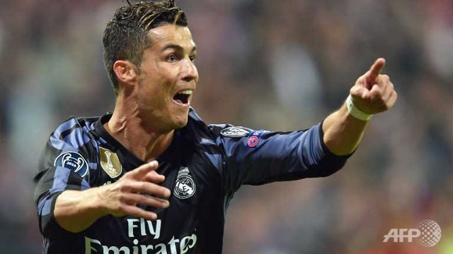 ronaldo hits 100th european goal as real win at bayern