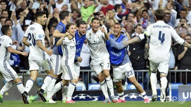 ronaldo hat trick fires real madrid into semi finals