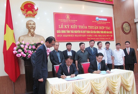 thai nguyen rok organisation sign cooperation deal