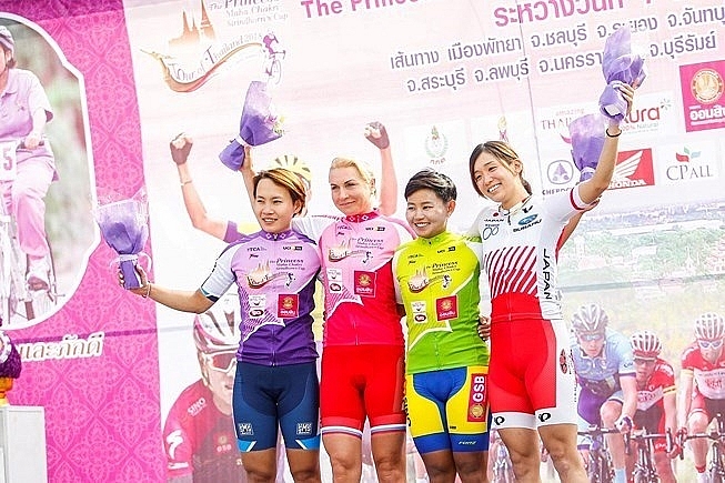vietnamese cyclist wins tour of thailands second stage