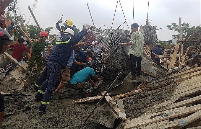 11 hospitalised in scaffolding collapse in Hue