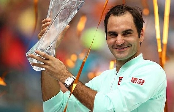 Federer goes fourth in rankings after Miami triumph