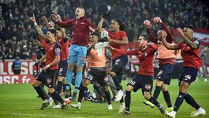 psg title party delayed again after historic thumping at lille