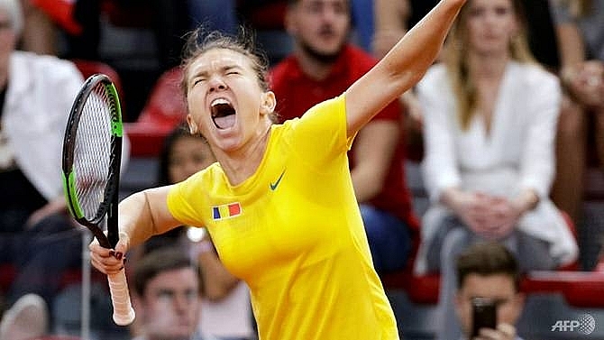france edge romania to set up fed cup final against australia