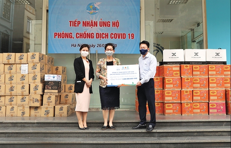 Nestlé Vietnam delivering nutrition for heroic efforts