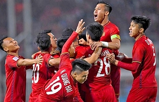Vietnam national team in top 15 in Asia