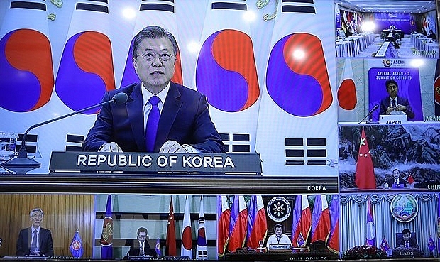 korean diplomat praises outcome of asean3 summit on covid 19