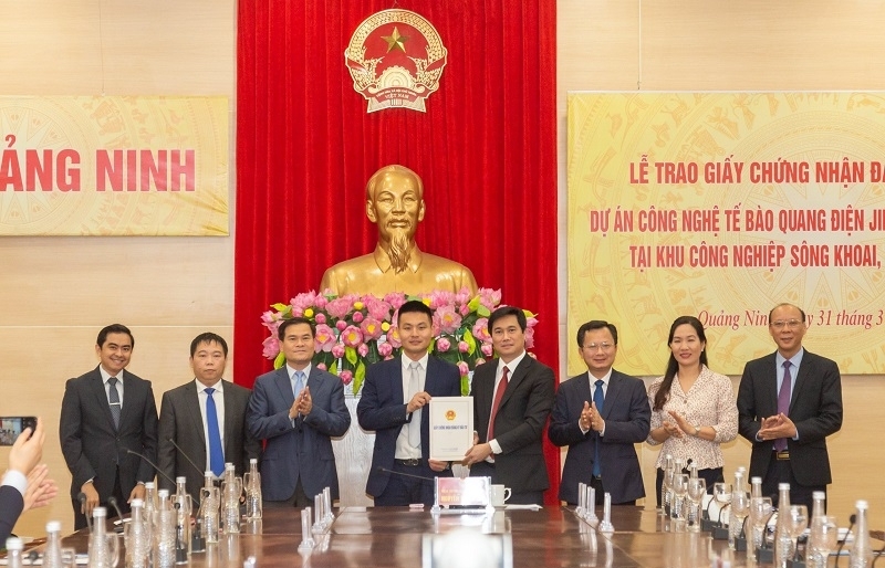 JinkoSolar Hongkong invests in photovoltaic cell technology project in Quang Ninh