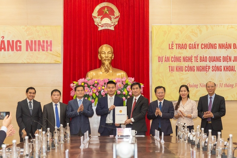 jinkosolar hongkong invests in photovoltaic cell technology project in quang ninh