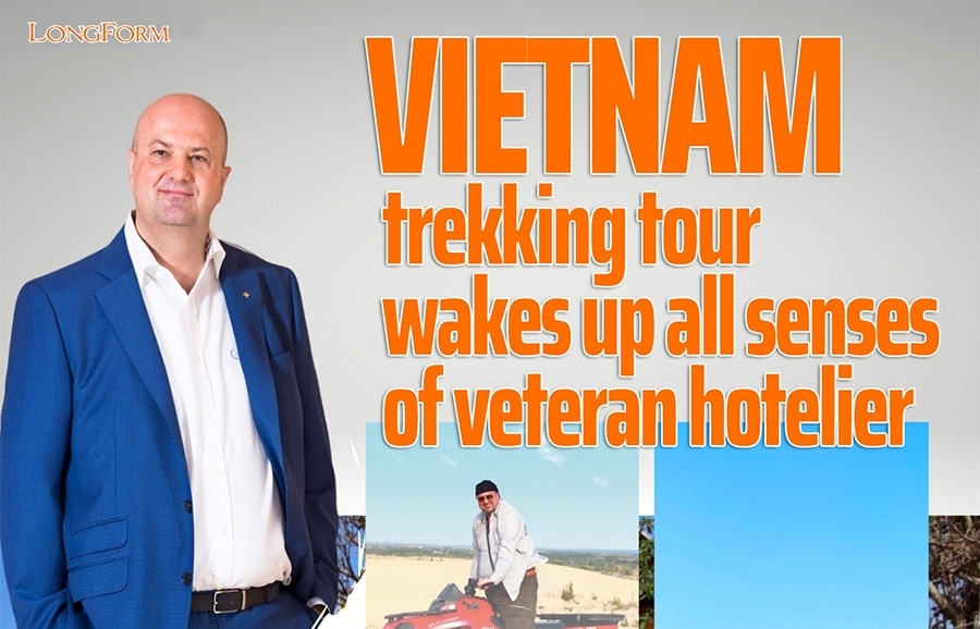 Vietnam trekking tour wakes up all senses of veteran hotelier