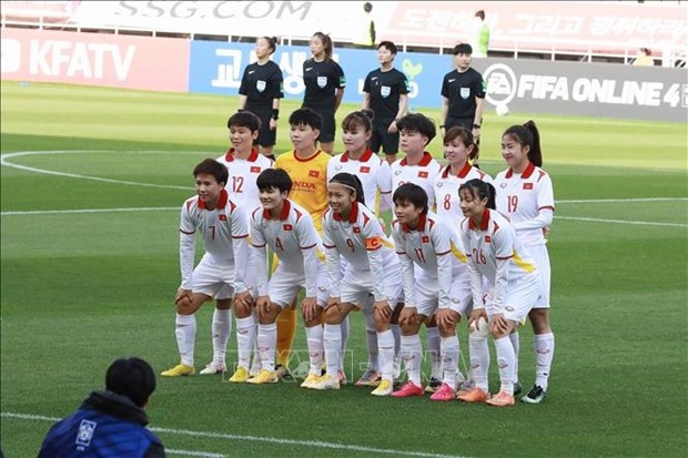 Vietnamese women's football team reap encouraging results in RoK training course