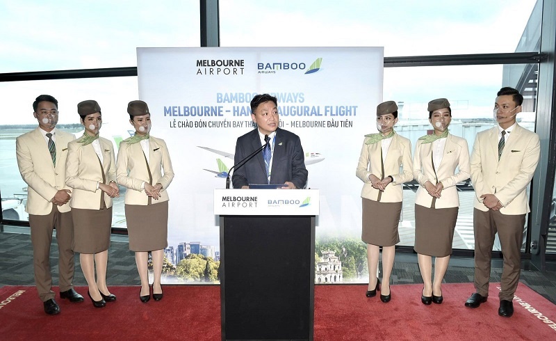 Bamboo Airways inaugurated regular nonstop Hanoi-Melbourne service