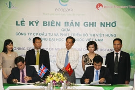 20 million british university vietnam placed in ecopark