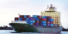 Shipping firms hit by big waves
