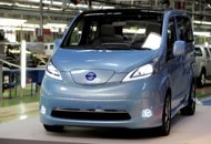 Japanese automaker Nissan's new e-NV200 model electric van at their plant in Barcelona on May 23, 2012. Nissan Motor Co. announced Wednesday it will launch global production of the all-electric van, the e-NV200, as early as next year in the Spanish city of Barcelona, creating 700 jobs