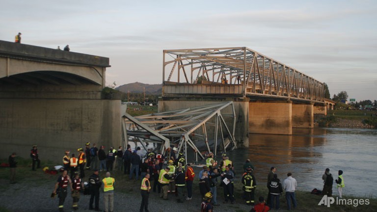 major highway bridge collapses in us