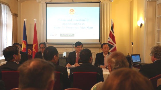 nghe an introduces business opportunities in uk