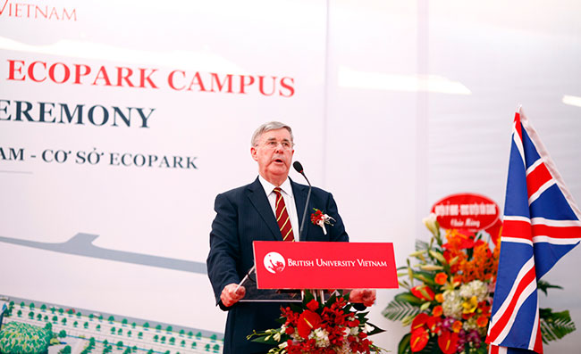 British University Vietnam offically builds new campus in ecopark township