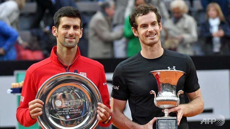 birthday boy murray masters djokovic in rome