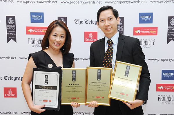 vinaliving scoops three awards at asia property awards 2016