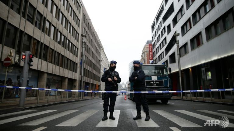 belgian police arrest four find traces of terror attack plot