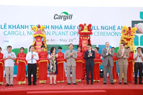 Cargill opens US$8.5 million animal nutrition plant in Nghe An
