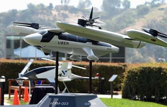Uber shows off its vision for future 'flying taxi'
